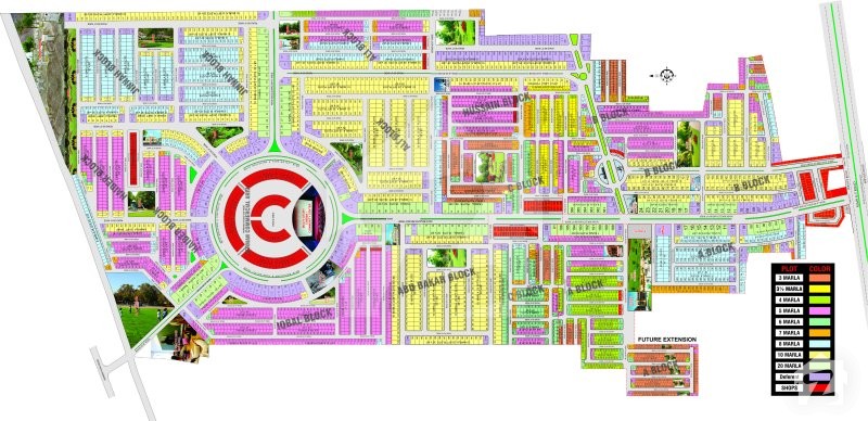 map-and-location-of-bismillah-housing-scheme-lahore-zameen