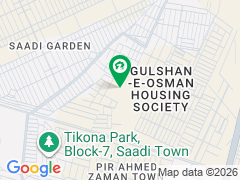 Ideal West Open 240 Square Yards Residential Plot Available In Pir Ahmed Zaman Town - Block 3, Karachi