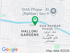 8 MARLA PRIME LOCATION PLOT FOR SALE IN DHA RAHBAR PHASE 11 SECTOR 03, HALLOKI GARDEN NEAR PARK & COMMERCIAL