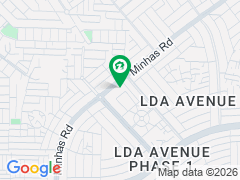 10 Marla Plot Facing Park Surrounded By Houses For Sale In LDA Avenue Lahore