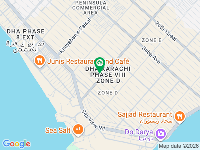CHANCE DEAL PLOT FOR SALE BEACH STREET 2 DHA PHASE 8 ZONE D