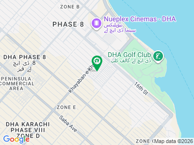 100 Yards West Open Plot For Sale At Phase 8 Iqbal Lane 10