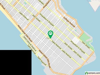 Main KHYBAN E BABAR 60 Feet Wide Road Throw To BEACH AVENUE Near SABA AVENUE Ideal Location For BANK Franchise Well come INVESTOR/BUILDER.