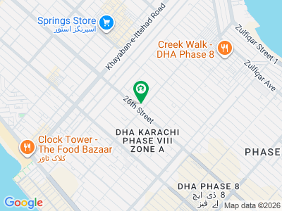 2000 Sq. Yards Plot For Sale A Zone, Khayaban-E-Roomi, DHA Phase 8