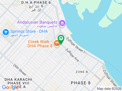 100 Square Yards Commercial Plot Available for Sale in DHA Phase VIII | Zulfiqar Commercial Street # 1.