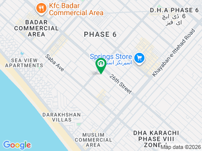 996 Yards Plot Available For Sale DHA Phase 6 Karachi