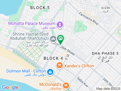 کلفٹن ۔ بلاک 4 کلفٹن,کراچی میں 4 کمروں کا 1 کنال فلیٹ 8.5 کروڑ میں برائے فروخت۔