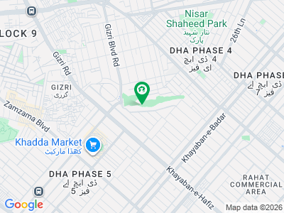 ڈی ایچ اے فیز 5 ڈی ایچ اے ڈیفینس,کراچی میں 2 کنال رہائشی پلاٹ 38.0 کروڑ میں برائے فروخت۔