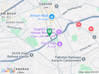 It'S Just Opposite Hotel Metrople Next To Karachi Gymkhana.