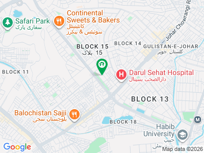 1200 Yards Commercial Plot In Block 10 Gulstan-E-Johor At 200 Feet Facing Leased & Ground Plus 16 Floors Approval Has Been Taken From KBSA Department In Front Of Aarif Luxury Apartments