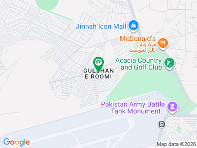 گلشنِ رُومی فیصل کنٹونمنٹ,کینٹ,کراچی میں 10 مرلہ رہائشی پلاٹ 1.85 کروڑ میں برائے فروخت۔