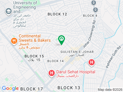 گلستانِِ جوہر ۔ بلاک 14 گلستانِ جوہر,کراچی میں 16 مرلہ رہائشی پلاٹ 7.1 کروڑ میں برائے فروخت۔ گلستانِِ جوہر ۔ بلاک 14 گلستانِ جوہر,کراچی میں 16 مرلہ رہائشی پلاٹ 7.1 کروڑ میں برائے فروخت۔