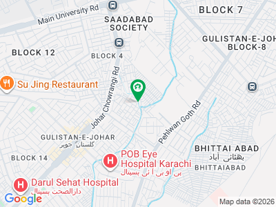 2 Bed Loun Ge Johar Block 10 First Floor Flat