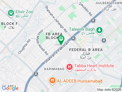 فیڈرل بی ایریا ۔ بلاک 6 فیڈرل بی ایریا,کراچی میں 8 کمروں کا 1 کنال مکان 14.5 کروڑ میں برائے فروخت۔ فیڈرل بی ایریا ۔ بلاک 6 فیڈرل بی ایریا,کراچی میں 8 کمروں کا 1 کنال مکان 14.5 کروڑ میں برائے فروخت۔