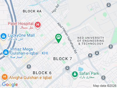 Beautiful 1,500 Sq. Yards House with Basement & Swimming Pool Available for Sale in Block 7, Gulshan-e-Iqbal