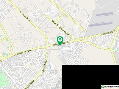 Commercial Office Available For Rent In Decent Garden Block 7 Gulstan-E-Johor At Main University Road With Wash Room &Amp; West Open Fully Secured 24/7