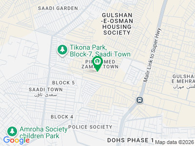 100 SQ YARD COMMERCIAL PLOT FOR SALE IN PIR AHMED ZAMAN TOWN BLOCK 2