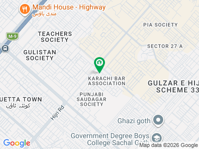 سیکٹر 25-اے - کراچی بار ایسوسی ایشن کوآپریٹو ہاؤسنگ سوسائٹی سکیم 33 - سیکٹر 25-اے,سکیم 33,کراچی میں 10 مرلہ رہائشی پلاٹ 2.75 کروڑ میں برائے فروخت۔ سیکٹر 25-اے - کراچی بار ایسوسی ایشن کوآپریٹو ہاؤسنگ سوسائٹی سکیم 33 - سیکٹر 25-اے,سکیم 33,کراچی میں 10 مرلہ رہائشی پلاٹ 2.75 کروڑ میں برائے فروخت۔