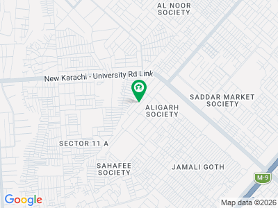 علی گڑھ سوسائٹی ۔ سیکٹر 5 بی علی گڑھ سوسائٹی,سکیم 33,کراچی میں 16 مرلہ رہائشی پلاٹ 2.1 کروڑ میں برائے فروخت۔