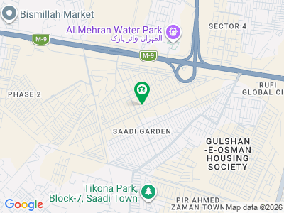 Prime 240 Sq Yd Residential Plot for Sale in Saadi Gardens