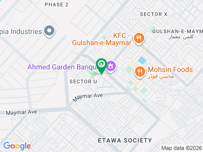 Commercial Plot for Sale 2,660 Sq. Yards Sector P, Gulshan-e-Maymar, Karachi
