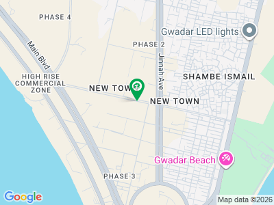 444 Square Yards Commercial Plot For Sale Back Side Of Marine Drive, New Town Gwadar