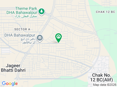 01 Kanal Possession Plot available for Sale at Nominal Price in Sector-B, DHA Bahawalpur.