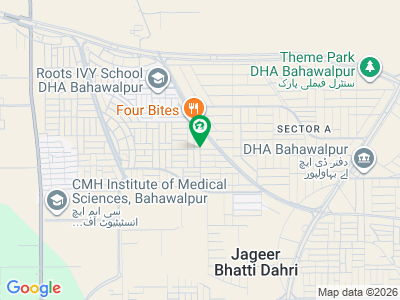 60 Feet Wide Road North Open Direction In Between 2 Houses Plot Available For Sale DHA Bahawalpur Sector D