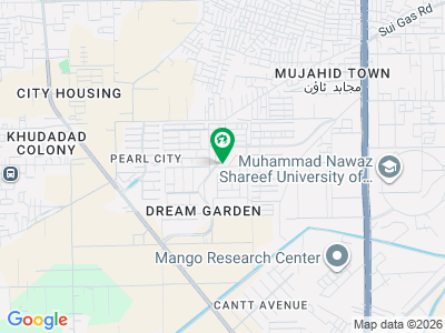 Studio+1 bedroom apartments are available for sale at dream gardens Multan.