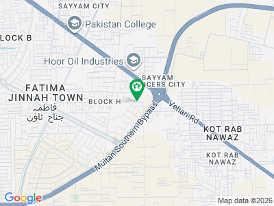 Plot for Sale Fatima Jinnah Town Multan
