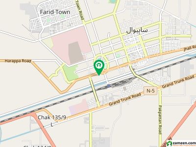 یاد گار چوک ساہیوال میں 7 کنال کمرشل پلاٹ 75.0 کروڑ میں برائے فروخت۔