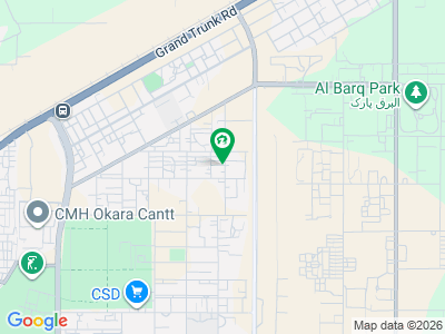Rare 64 Marla Double Plot For Sale In DOHS Okara Cantt. Massive 120 Feet Frontage