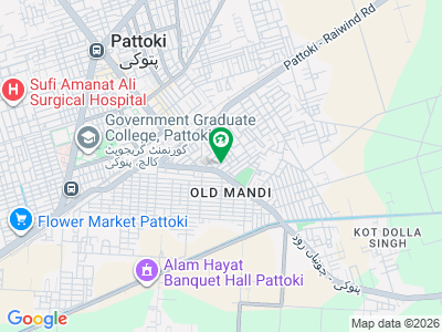 1 Kanal Commercial Plot At Hot Location In Pattoki City On Reasonable Price
