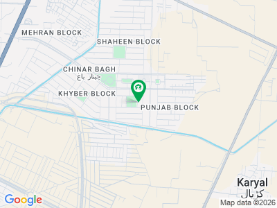 Chinar Bagh Society 1 Kanal Facing Park Plot For Sale
