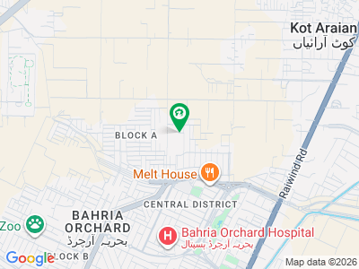 BAHRIA ORCHARD NORTHERN BLOCK PLOT FOR SALE