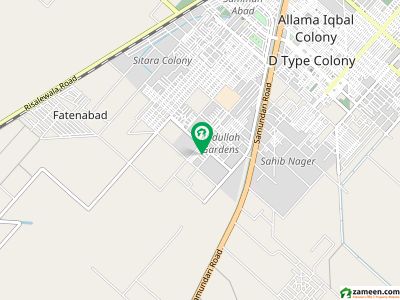 عبداللہ گارڈن فیصل آباد میں 1.15 کنال رہائشی پلاٹ 3.75 کروڑ میں برائے فروخت۔
