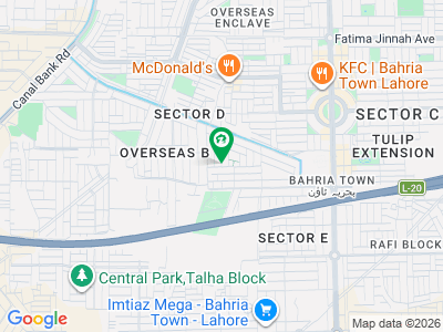 10 Marla Facing Park Plot For Sale