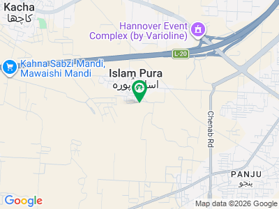 CC Block 1 Kanal Plot On 75 Ft Wide Road