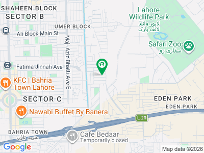 BAHRIA TOWN LAHORE NARGIS BLOCK 10 MARLA PLOT FOR SALE