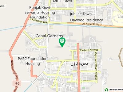 Marla Plot For Sale In Canal Garden43.2 Ideal Location