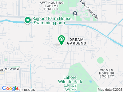 27 Marla Corner Plot for Sale in Dream Garden, F Block, Lahore