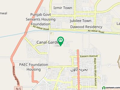 10 Marla Plot For Sale In Canal Garden Lahore