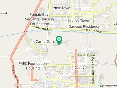 کینال گارڈن ۔ بلاک اے کینال گارڈن لاہور میں 5 مرلہ رہائشی پلاٹ 57 لاکھ میں برائے فروخت۔