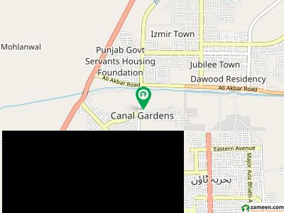 8 KANAL PLOT FACING CANAL NEAR CANAL GARDEN BAHRIA TOWN LAHORE.