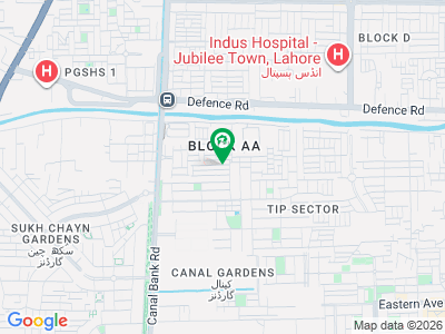 5 Marla Plot for Sale in Canal Garden AA Block