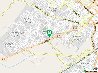 گلفشاں کالونی فیصل آباد میں 4 مرلہ رہائشی پلاٹ 47 لاکھ میں برائے فروخت۔