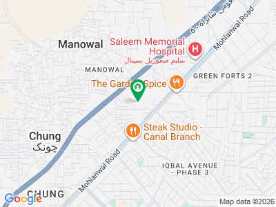 Corner In Main Canal Bank Road 11 Kanal Commercial Plot For Sale