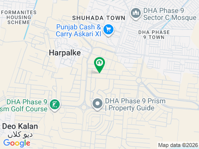 1 Kanal Ideal Plot For Sale - DHA Phase 9 Prism, Block C - Plot 347