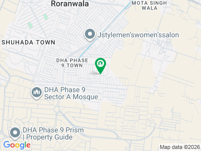 Prime 5 Marla Residential Plot No. 731/58 for Sale D-Block in DHA 9 Town, Lahore