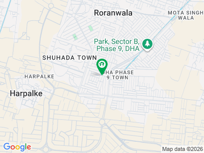 Corner Plot No-1584 Block C - 5 Marla Plot On Top Location of Phase 9 Town DHA Lahore For Urgent Sale
